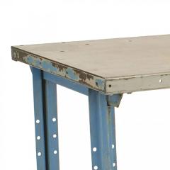 American Mid Century Industrial Steel Work Table - 4650638
