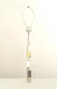 American Mid Century Lucite Table Lamp - 732346