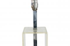 American Mid Century Lucite and Chrome Table Lamp - 1377618