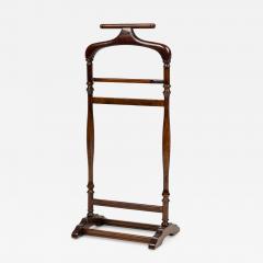 American Mid Century Mahogany Standing Valet - 4211757