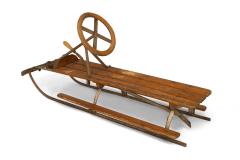 American Mid Century Metal Toboggan Sled - 3198898