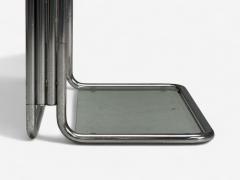 American Mid Century Modern Chrome Glass Etageres United States 1970s - 4223964