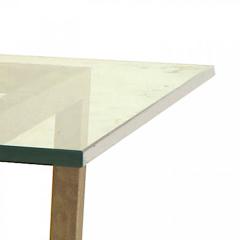 American Mid Century Modern Gilt and Glass Dining Table - 4658335