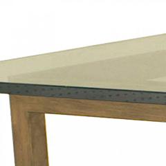 American Mid Century Modern Gilt and Glass Dining Table - 4658337