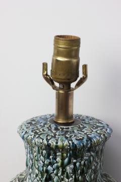 American Mid Century Stippled Glaze Ceramic Table Lamp 1960 United States - 4168183
