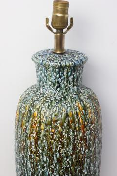 American Mid Century Stippled Glaze Ceramic Table Lamp 1960 United States - 4168184
