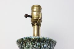 American Mid Century Stippled Glaze Ceramic Table Lamp 1960 United States - 4168188