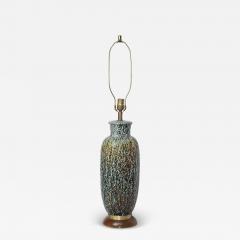 American Mid Century Stippled Glaze Ceramic Table Lamp 1960 United States - 4177100