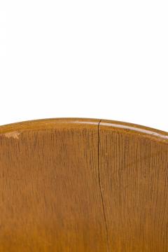 American Mid Century Walnut And Floral Fabric Upholstery Spoonback Side Chair - 3169863