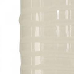 American Mid Century White Etched Glass Vase - 4676110