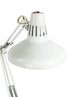 American Mid Century White Metal Desk Lamp - 4671999