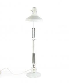 American Mid Century White Metal Desk Lamp - 4672003