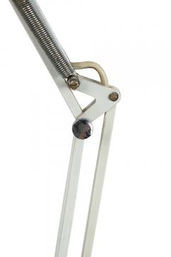 American Mid Century White Metal Desk Lamp - 4672004