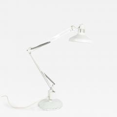 American Mid Century White Metal Desk Lamp - 4735151