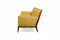 American Mid Century Yellow Fabric Upholstered Sofas - 4660594