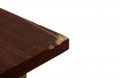 American Mid Century brass and walnut etagere - 4658001