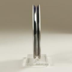American Mid Century modern circular Lucite sculpture - 3146467