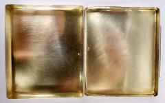 American Midcentury Modern Sterling Silver Box with Lower 48 Map - 4542961