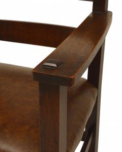American Mission Brown Leather Seat - 4656213