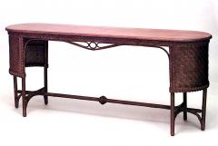 American Mission Haywood Wakefield Wicker Davenport Table - 4635364