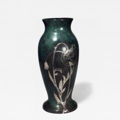 American Mission Heintz Art Metal Patinated Bronze Vase - 4709382