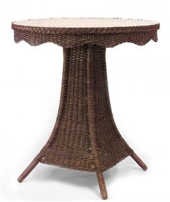 American Mission Natural Wicker Center Table - 623291