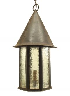 American Mission Painted Iron and Glass Lanterns - 1398884