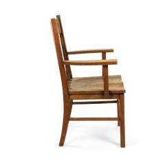 American Mission Slat Back Wooden Armchair - 4672141