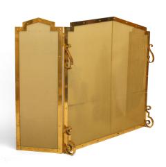 American Mission Style Brass Fire Screen - 4517552