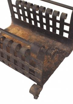American Mission Style Wrought Iron Log Holder - 4660754