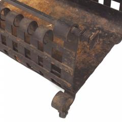 American Mission Style Wrought Iron Log Holder - 4660755