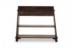 American Mission oak sideboard with 3 shelves and 2 drawers - 4652388