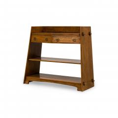 American Mission oak sideboard with 3 shelves and 2 drawers - 4700414