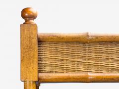 American Modern Bamboo Wood Etageres USA 1980s - 4323465