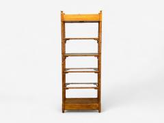 American Modern Bamboo Wood Etageres USA 1980s - 4323470