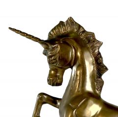 American Modern Brass Sculpture The Unicorn of Magic Light Carver Edward Tripp - 2321454