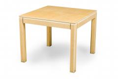 American Modern Faux Shagreen and Lacquer Game Table Karl Springer - 4171556