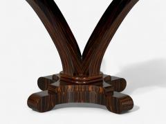American Modern Macassar Ebony Shagreen Brass Table USA 2010s - 4399143