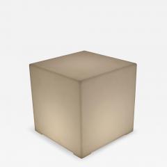 American Modern Plastic Lighted Cube End Tables - 4740336