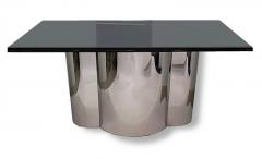 American Modern Radial Round Dining Table Base with Quartz Crystal Top - 4710080