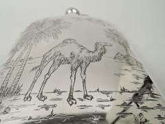 American Modern Sterling Silver Camel Flask - 3757452