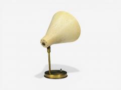 American Modern Table Lamp Fiberglass Brass USA 1960s - 4560644