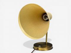 American Modern Table Lamp Fiberglass Brass USA 1960s - 4560646