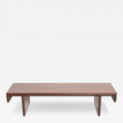 American Modern Walnut Taliesin Group Low Table or Bench Frank Lloyd Wright - 4198934