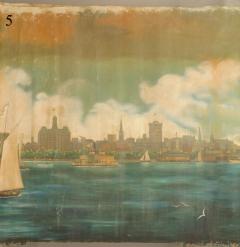 American Mural of New York City Harbor - 4516252
