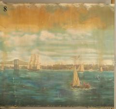 American Mural of New York City Harbor - 4516254