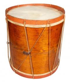 American Painted Ash Drum Now A Table - 4139045