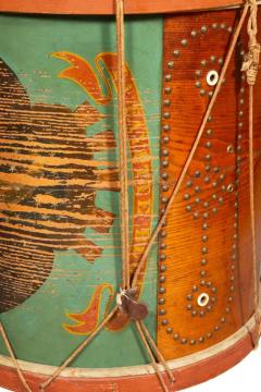 American Painted Ash Drum Now A Table - 4139068
