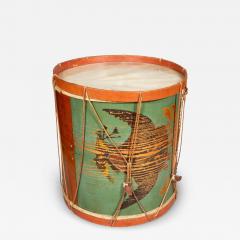 American Painted Ash Drum Now A Table - 4189060