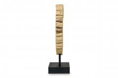 American Petried Wood Table Sculpture - 4668227